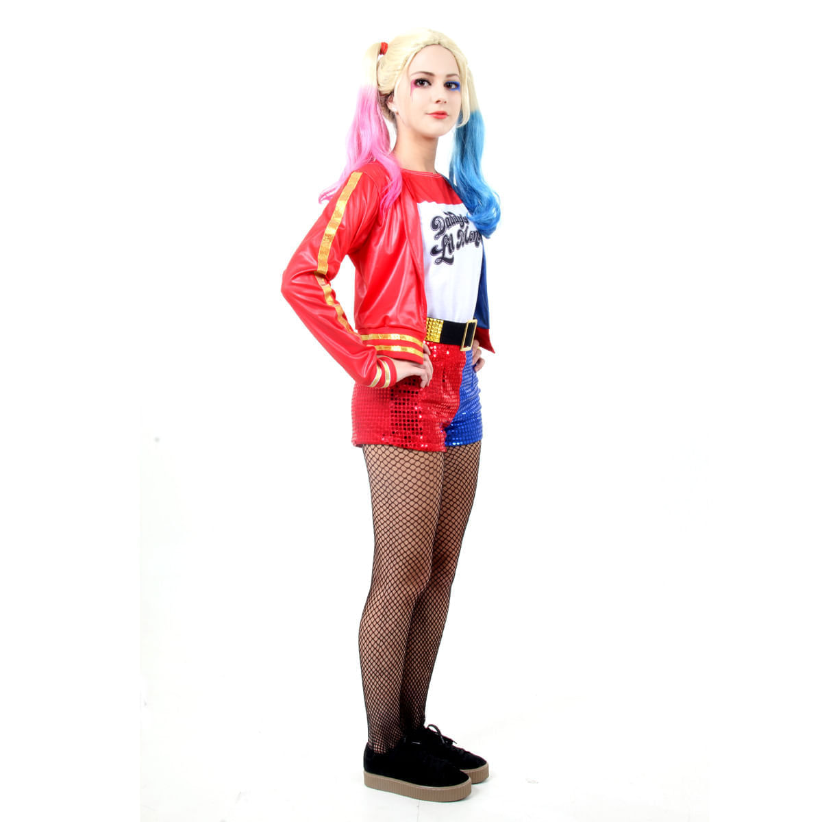 Fantasia Arlequina Teen Harley Quinn Esquadrao Suicida On Stores On Stores Seu Shopping Online