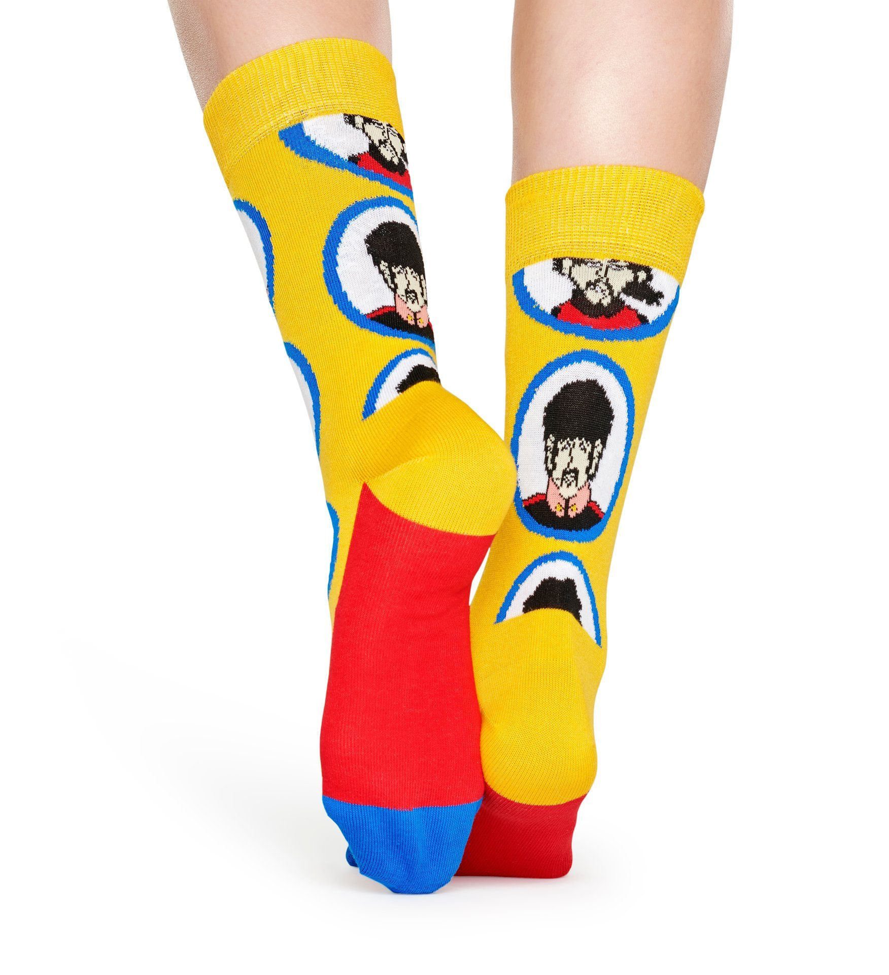 happy feet socks beatles